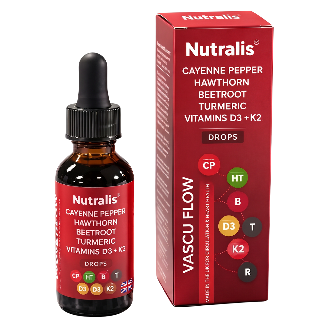 Nutralis Vascu-Flow™ | Naturally developed formula with selected nutrients for cardiovascular function — ideal for an active everyday life.