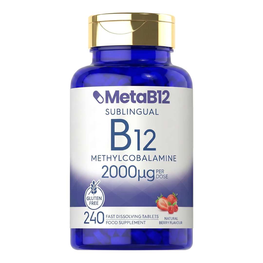 MetaB12™| The only B12 that completely bypasses your intestines — it melts under your tongue and enters your bloodstream directly.