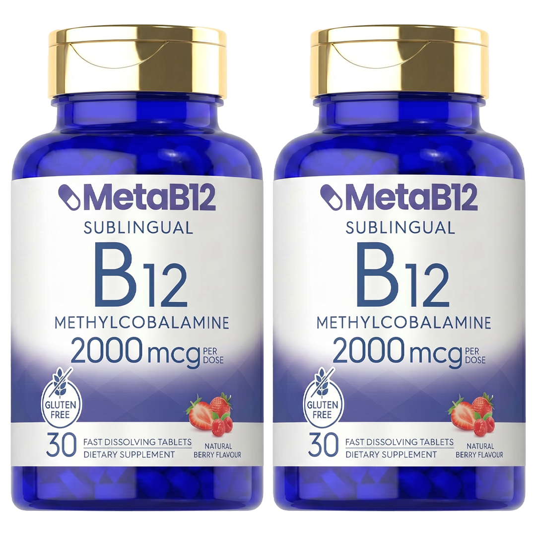 MetaB12™| The only B12 that completely bypasses your intestines — it melts under your tongue and enters your bloodstream directly.