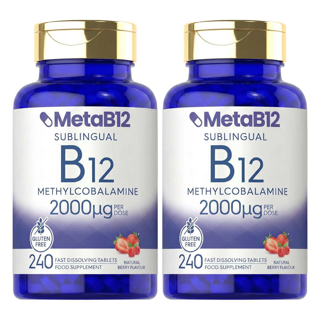 MetaB12™| The only B12 that completely bypasses your intestines — it melts under your tongue and enters your bloodstream directly.