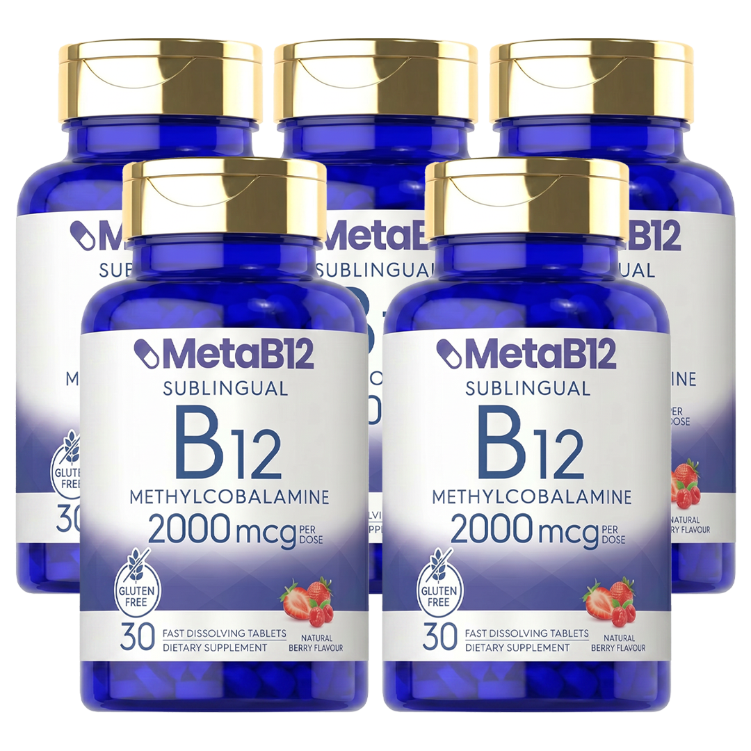 MetaB12™| The only B12 that completely bypasses your intestines — it melts under your tongue and enters your bloodstream directly.