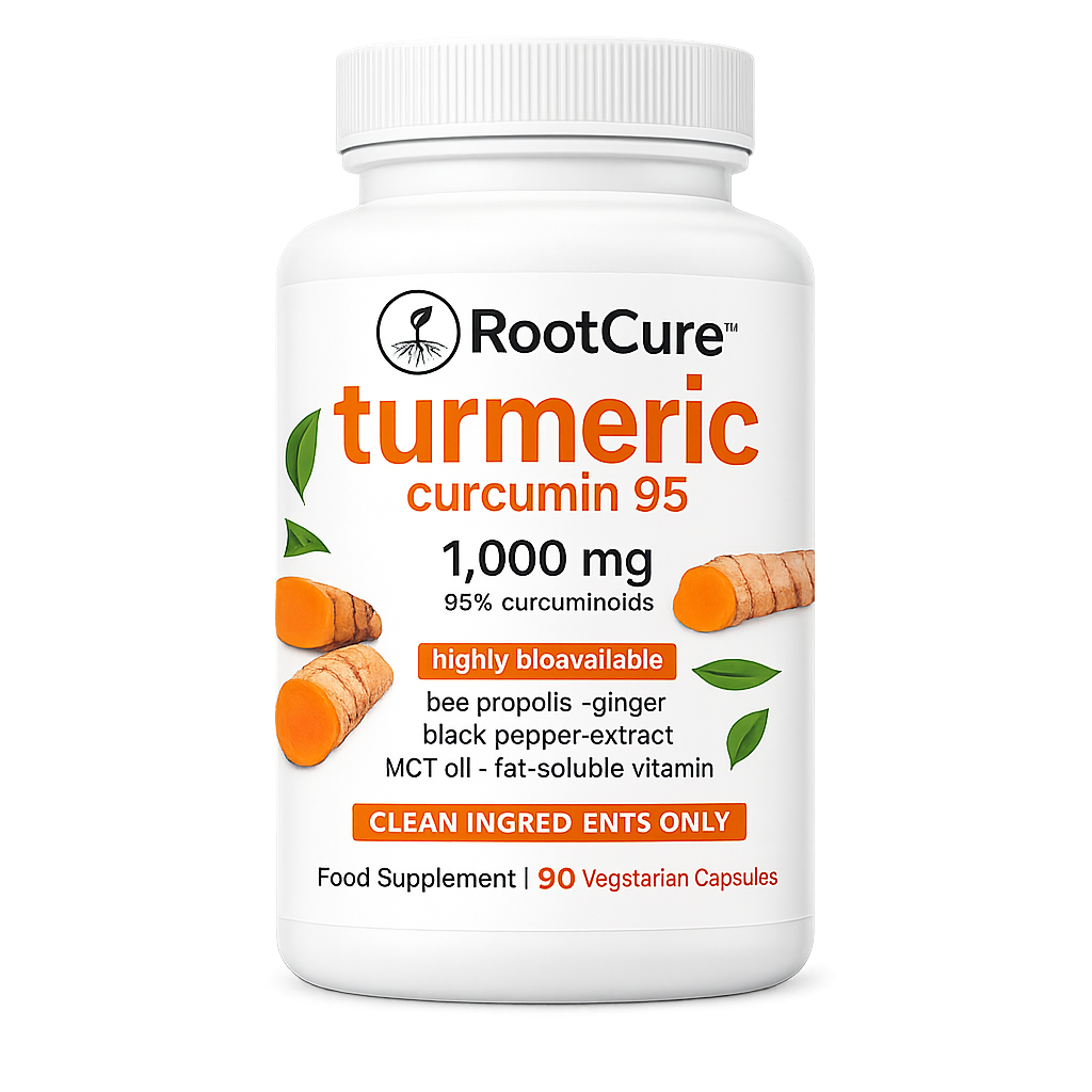 RootCure™ Turmeric Curcumin Capsules (1,000 mg)