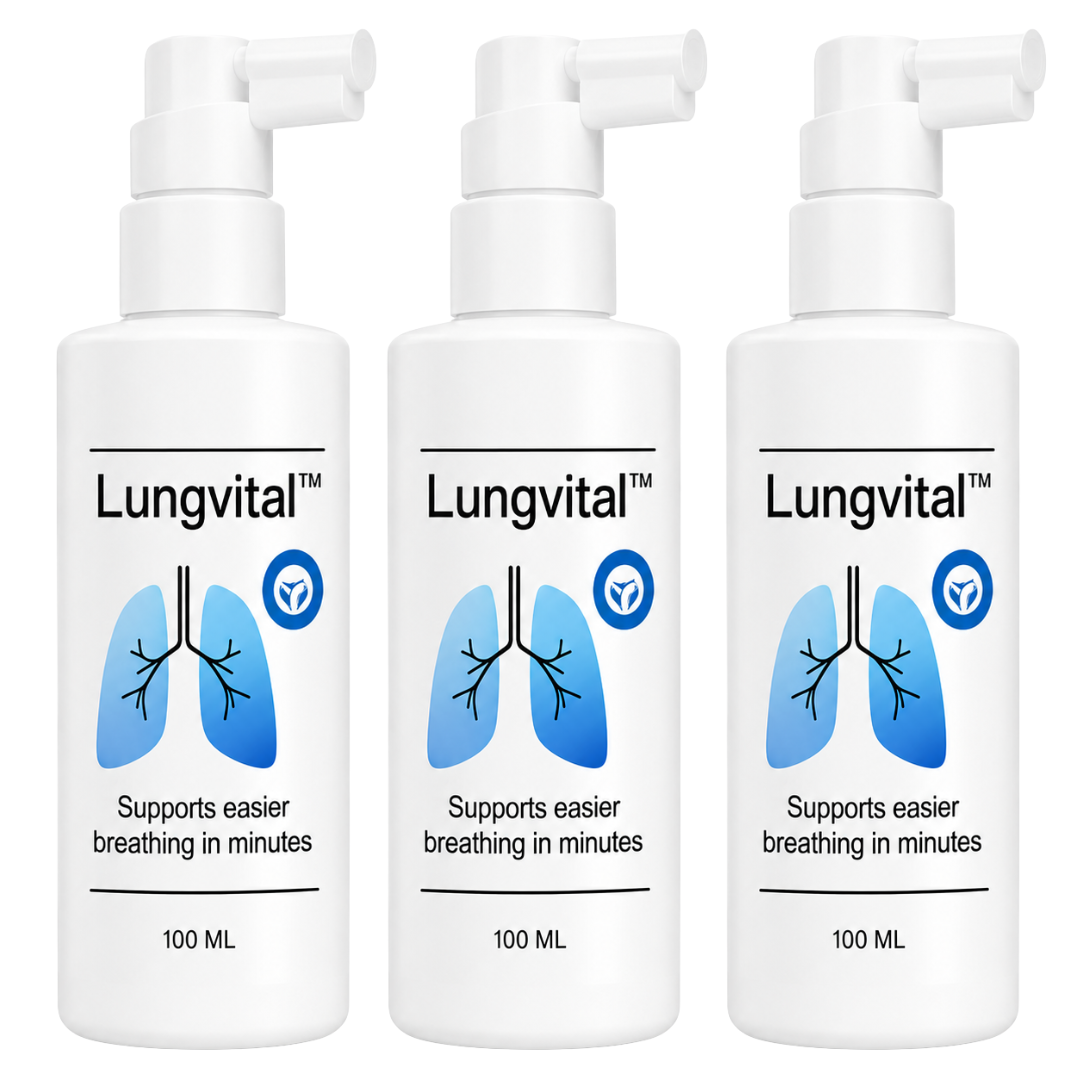 Lungvital™ Spray | Remove Up to 97% of Mucus in 3 Days!
